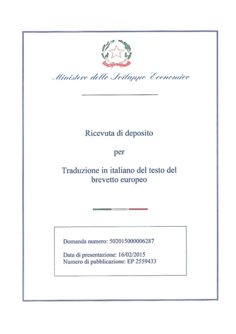 09_專利證書-EU-義大利-一種可降血脂且提升高密度脂強白膽固醇之組合物及其製造方法-100-I-SW-005(EU)_頁面_1.jpg 的副本